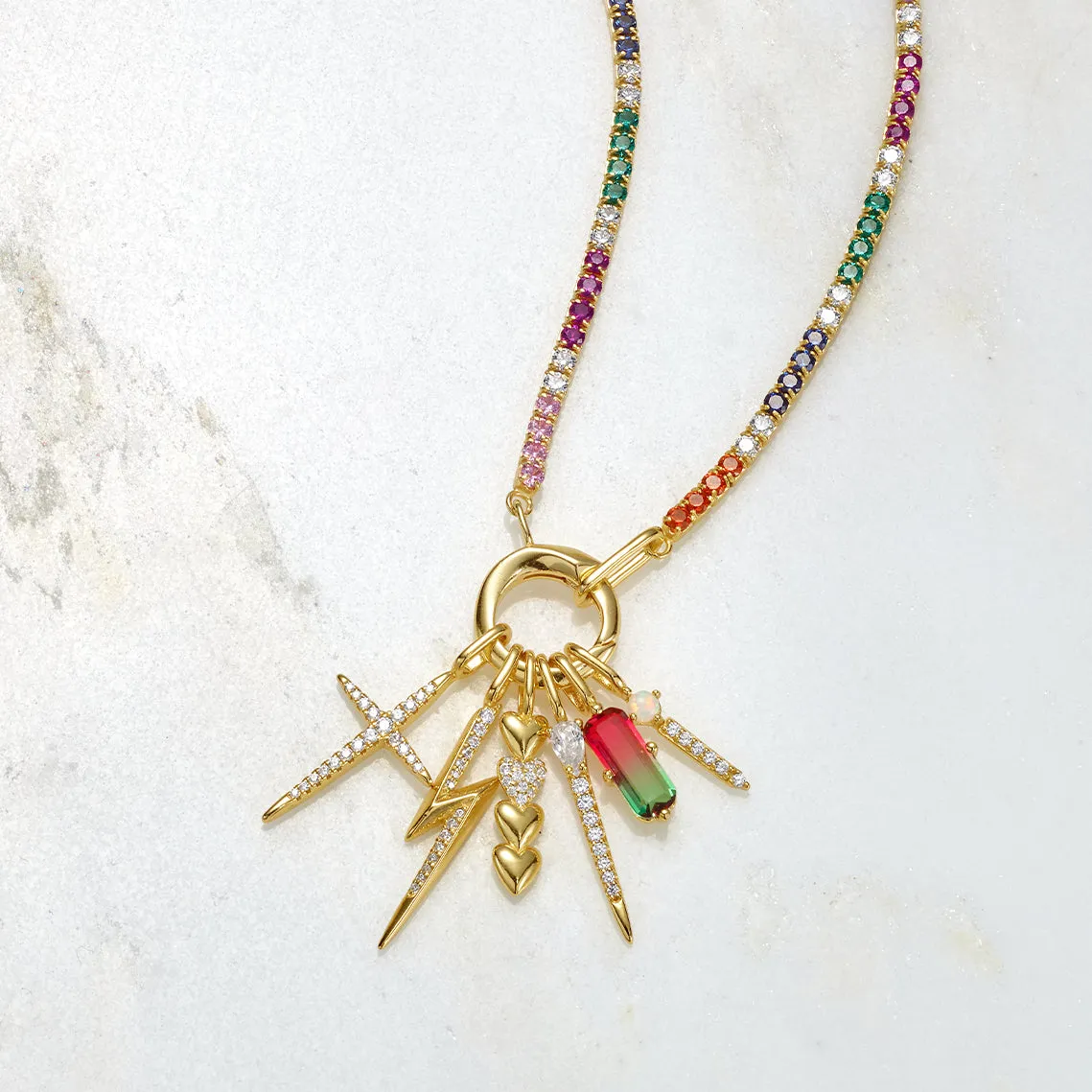 Gold Cross Charm