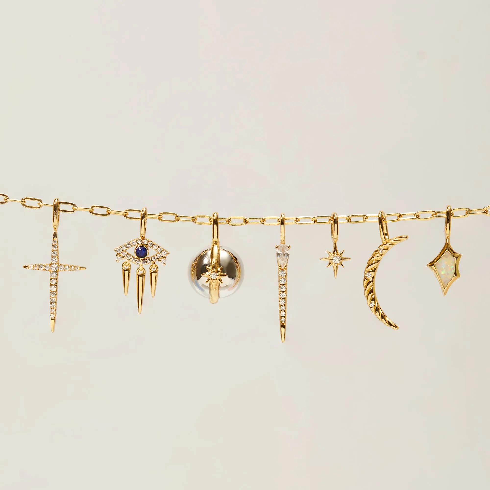Gold Cross Charm