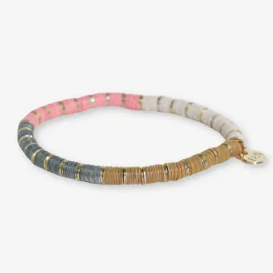 Grace Colorblock Stretch Bracelet | Ink   Alloy