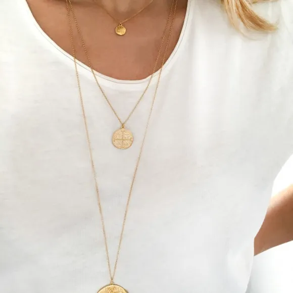 Gregio Funky Metal/ Symbolic Necklace - Gold