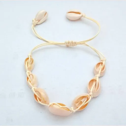 Hawaiian Style Casual Natural Shell Hand-woven Bracelet