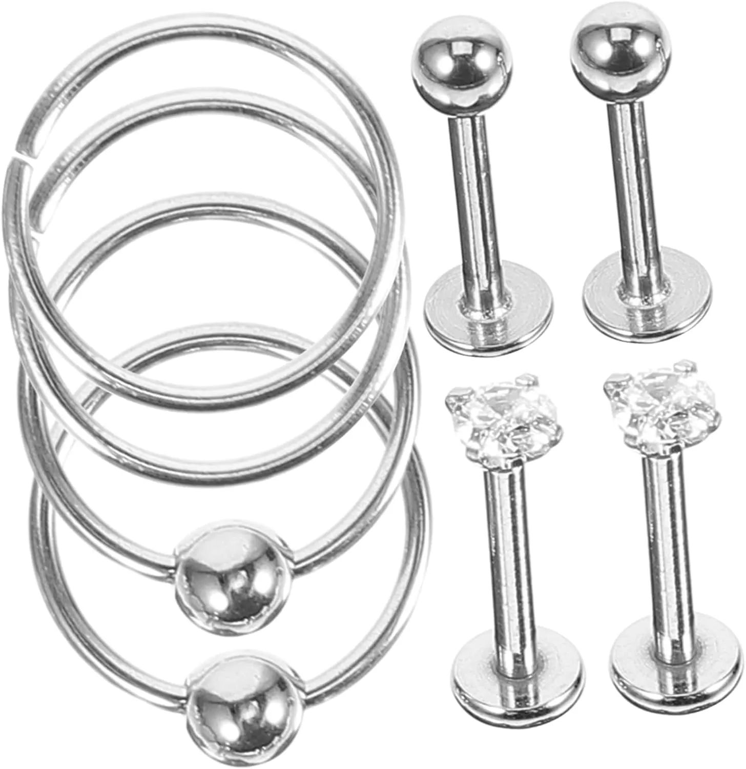 Homoyoyo 1set Nose Rings Decorative Nose Hoops for Women Comfortable Safe Stylish for Everyday Wear Special Occasions