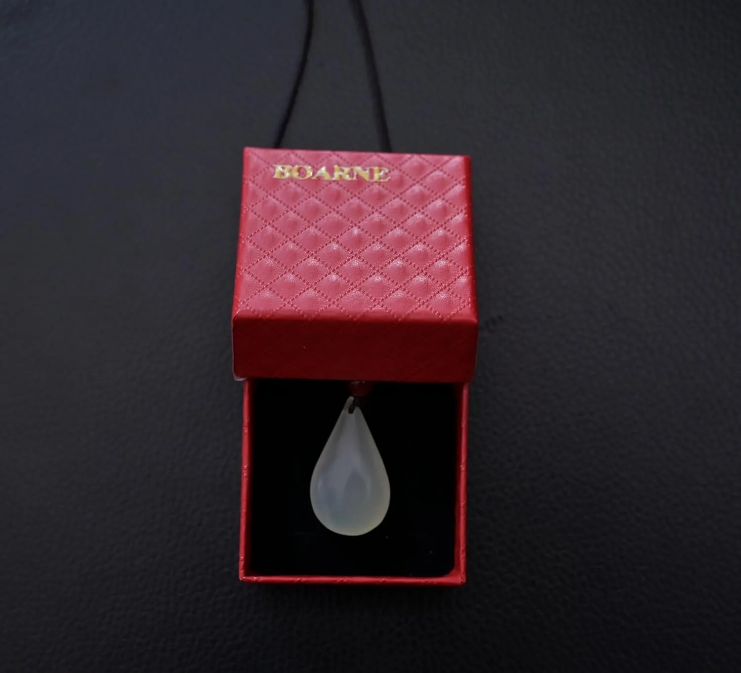 Jade Teardrop Necklace, Pendant Necklace, Real Natural Gemstone,925 Sterling Silver for Women.
