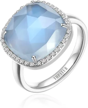 Jupiter Gemstone Women's Ring - Gemstone Women Ring, 0.47"/12mm Birthstone Rings Jewelry for Valentine's Day, Mother's Day, Birthday Jewelry