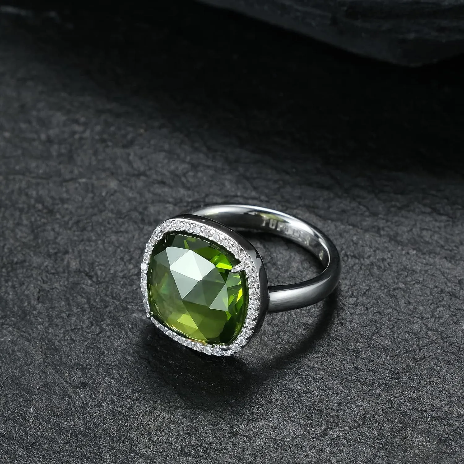 Jupiter Gemstone Women's Ring - Gemstone Women Ring, 0.47"/12mm Birthstone Rings Jewelry for Valentine's Day, Mother's Day, Birthday Jewelry