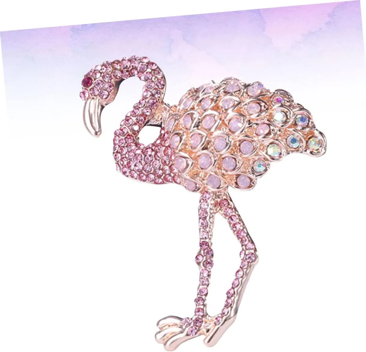 KESYOO Tank Tops for Women Birthday Party Decorations Rhinestones Cute Flamingo Hats for Women Flamingo Brooch