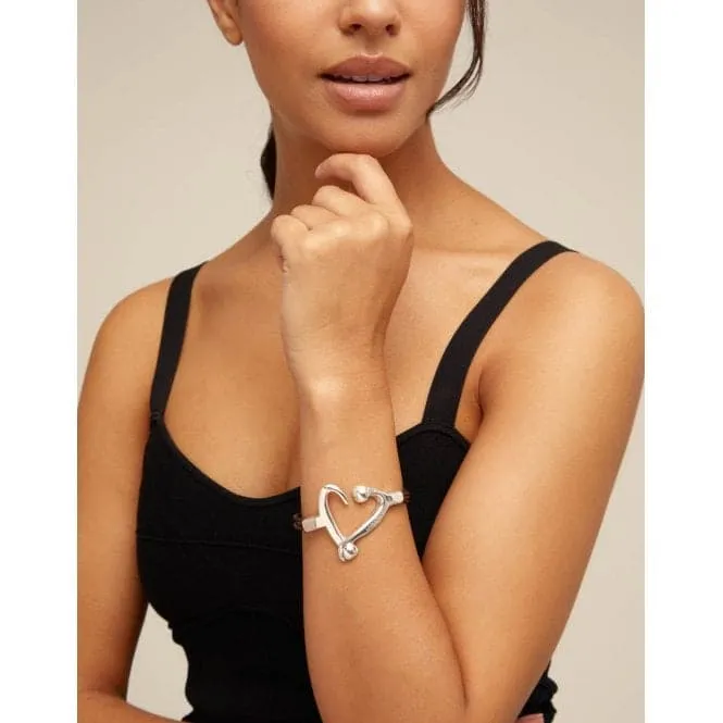 Love Silver Metal Bracelet
