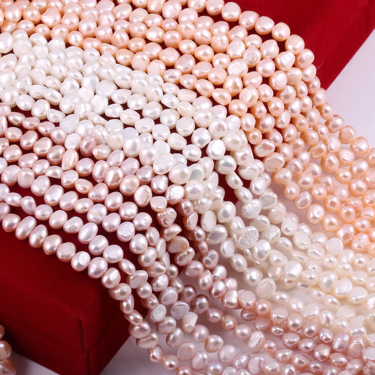Natural Freshwater Round Pearl Necklace Bracelet