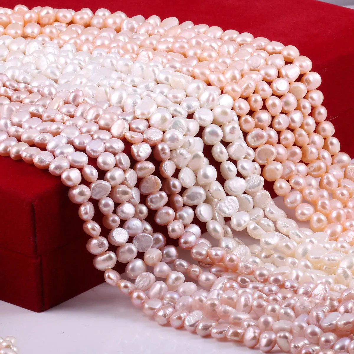 Natural Freshwater Round Pearl Necklace Bracelet