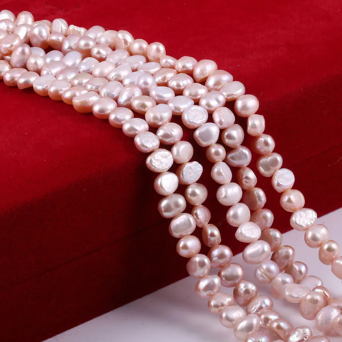 Natural Freshwater Round Pearl Necklace Bracelet