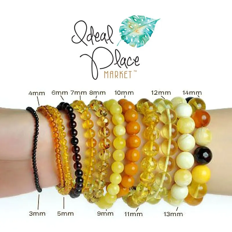 Natural Golden Citrine Beaded Bracelet