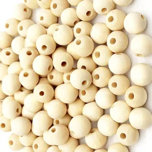 Natural Wooden Beads 14 mm
