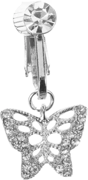 Navel Rings Fake Belly Button Ring Dangle Belly Button Ring Clip on Belly Ring for Dance Party Festival