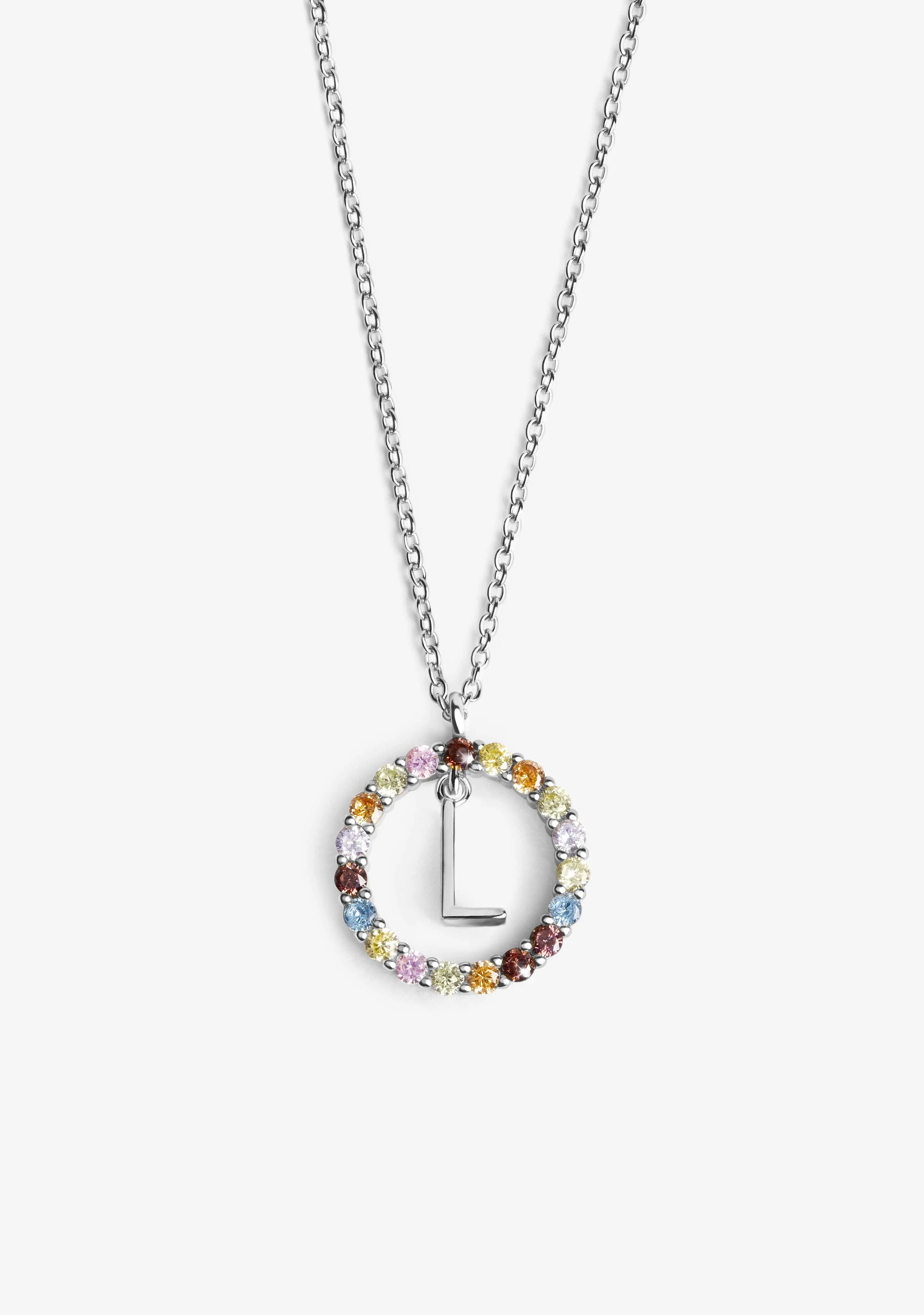 Necklace Iniziale Letter L Silver