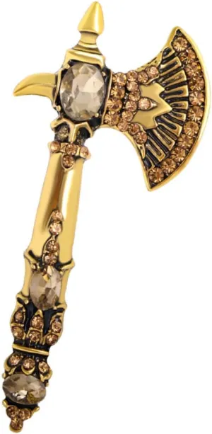 NOLITOY Brooch Jewelry Gold Rhinestone Brooch Pin Corsage Boutonniere Pins for Men Women