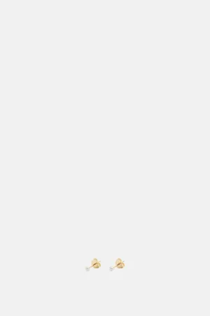 Olga Mini Gold Stud Earrings