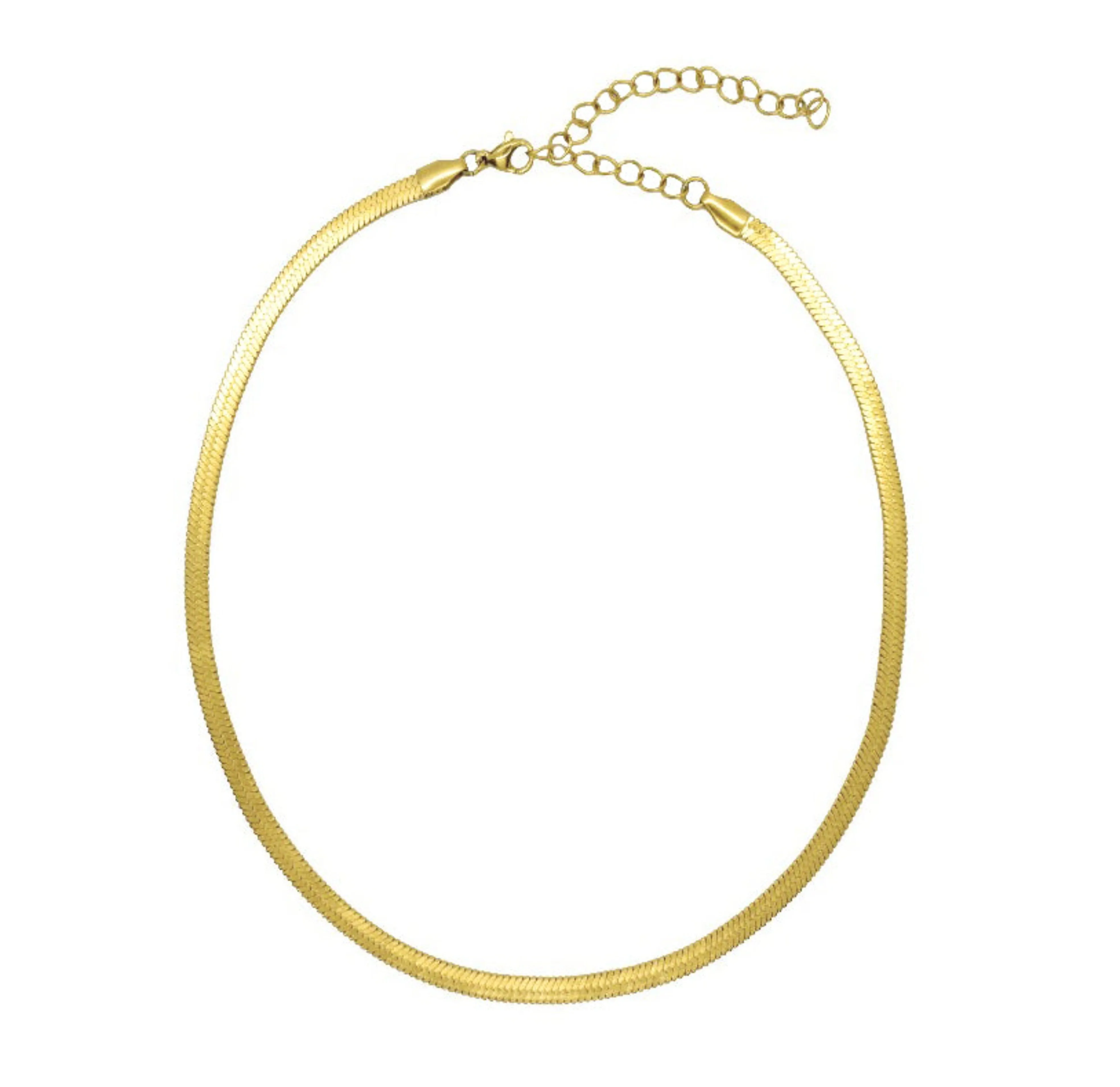 OLIVIA GOLD SNAKE CHAIN NECKLACE
