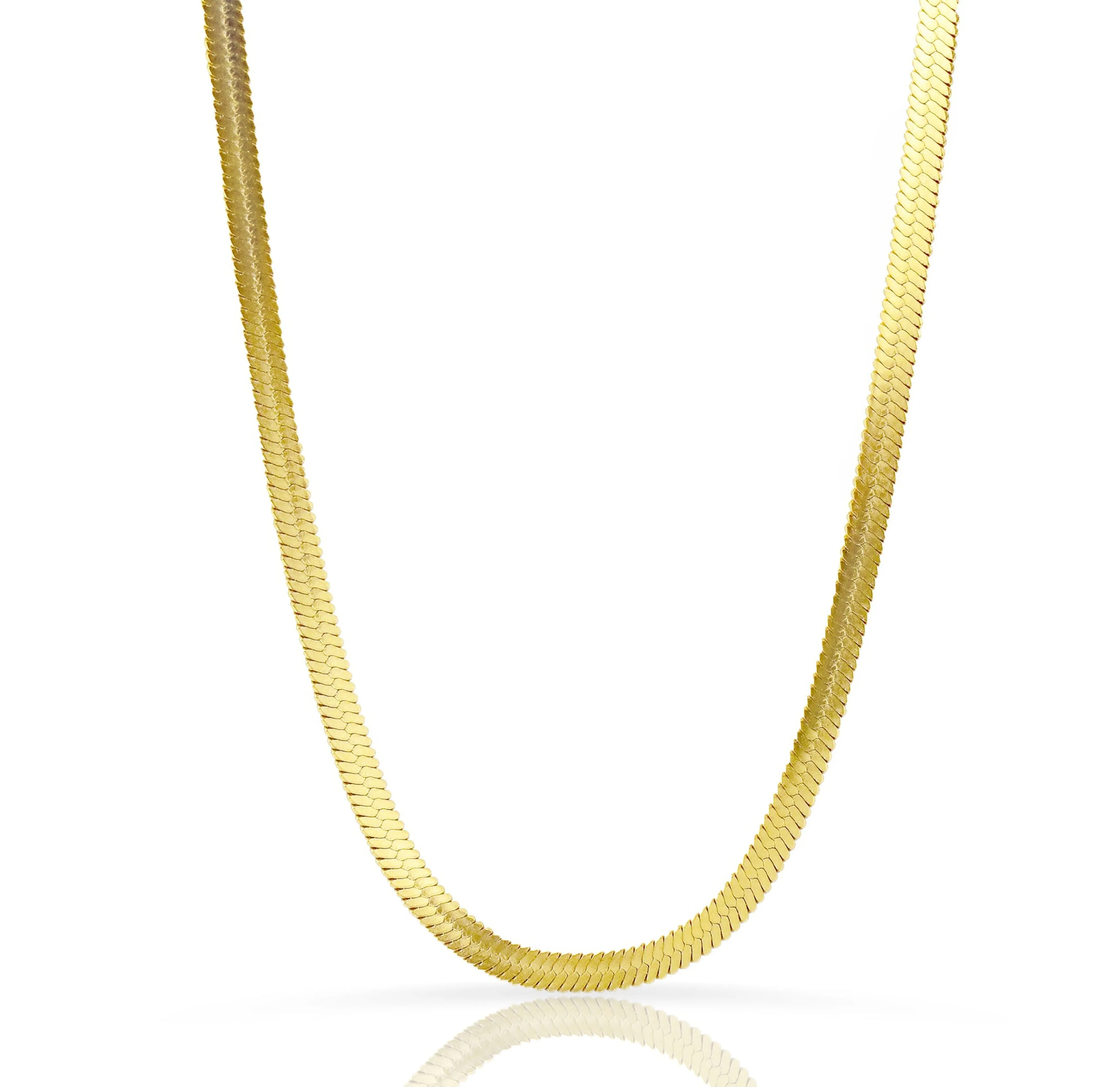OLIVIA GOLD SNAKE CHAIN NECKLACE