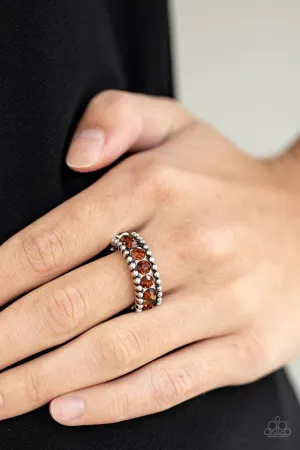 Paparazzi Ring ~ Crank It Up - Brown