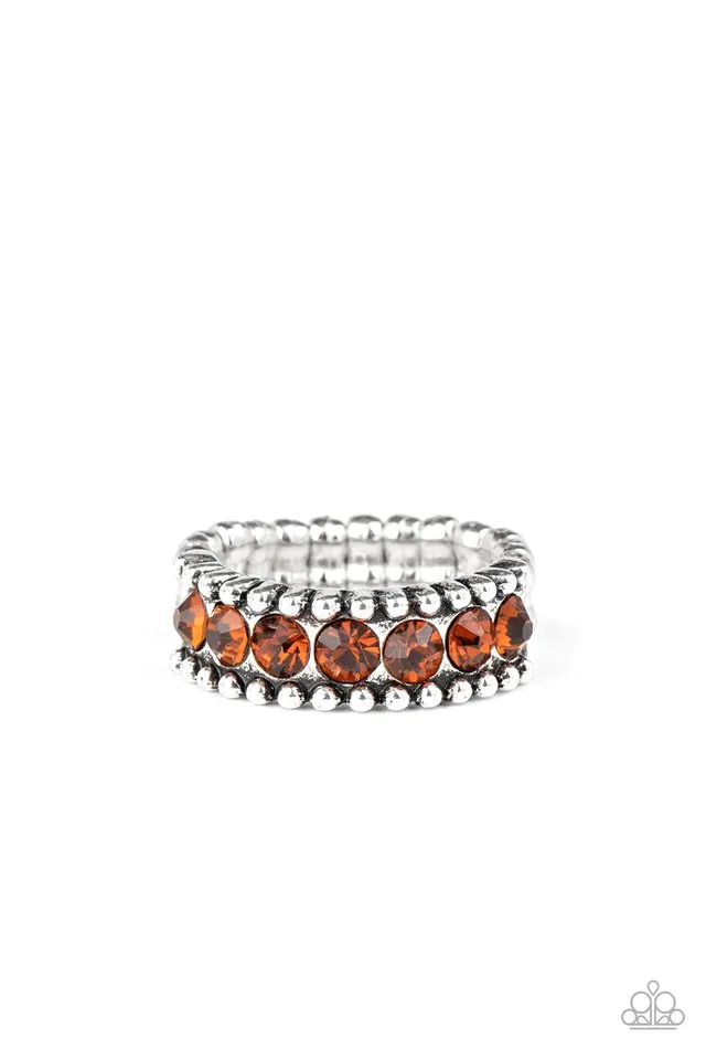 Paparazzi Ring ~ Crank It Up - Brown