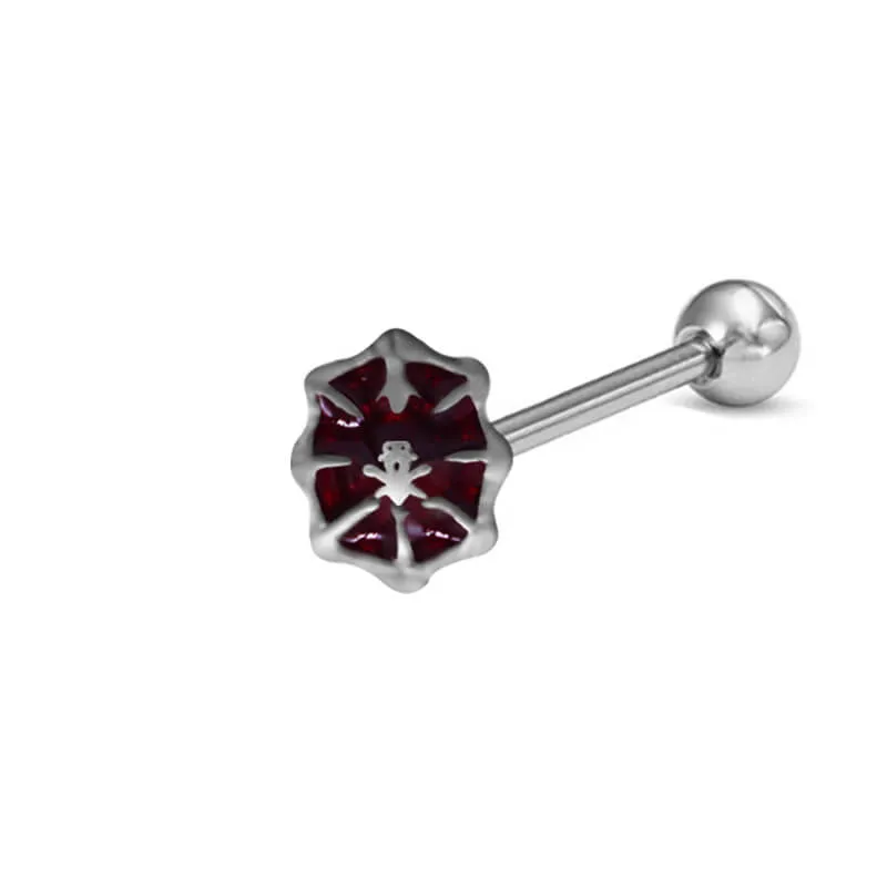 Punk Spider Stainless Steel Tongue Ring