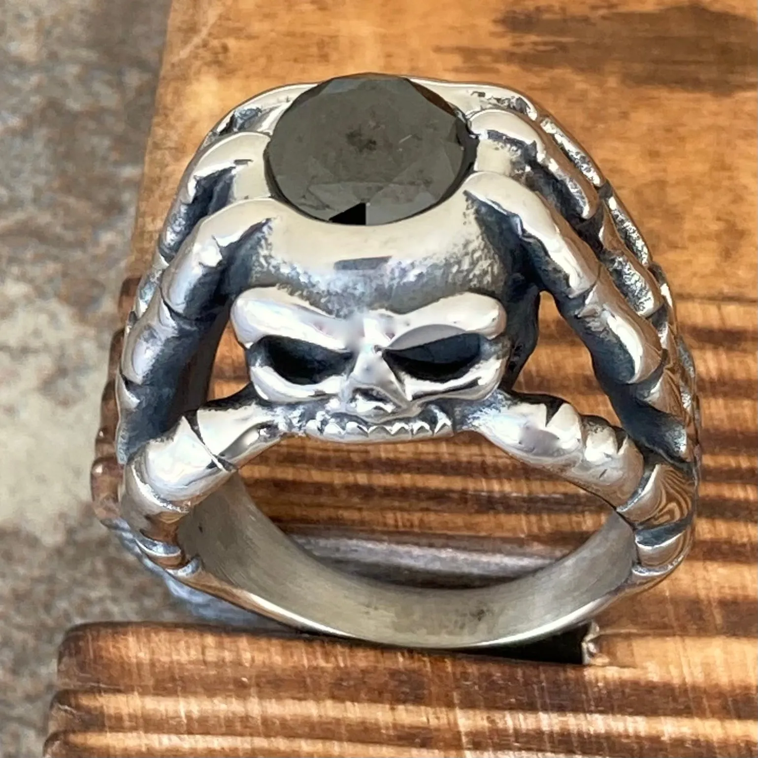 "Black Stone" - Skeleton Hands W/Blackstone - R212