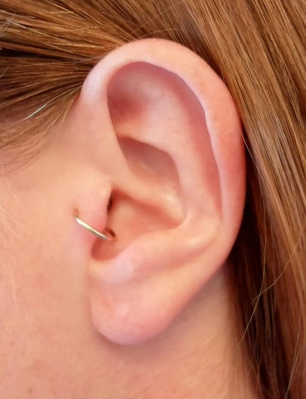 QWALIT Nose Rings - Double Hoop Nose Rings for Single Piercing