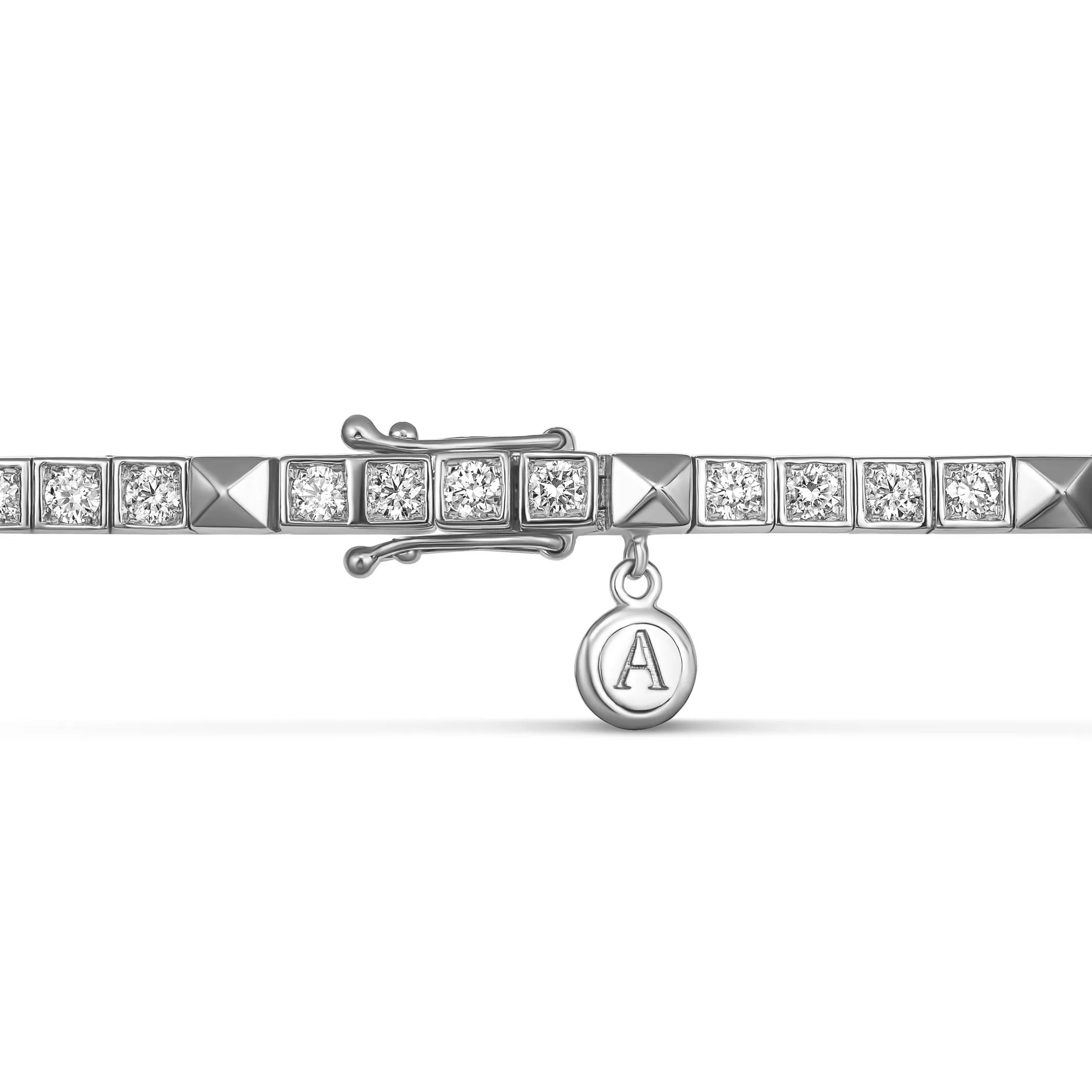 R.08® Une Diamond Bracelet | White Gold
