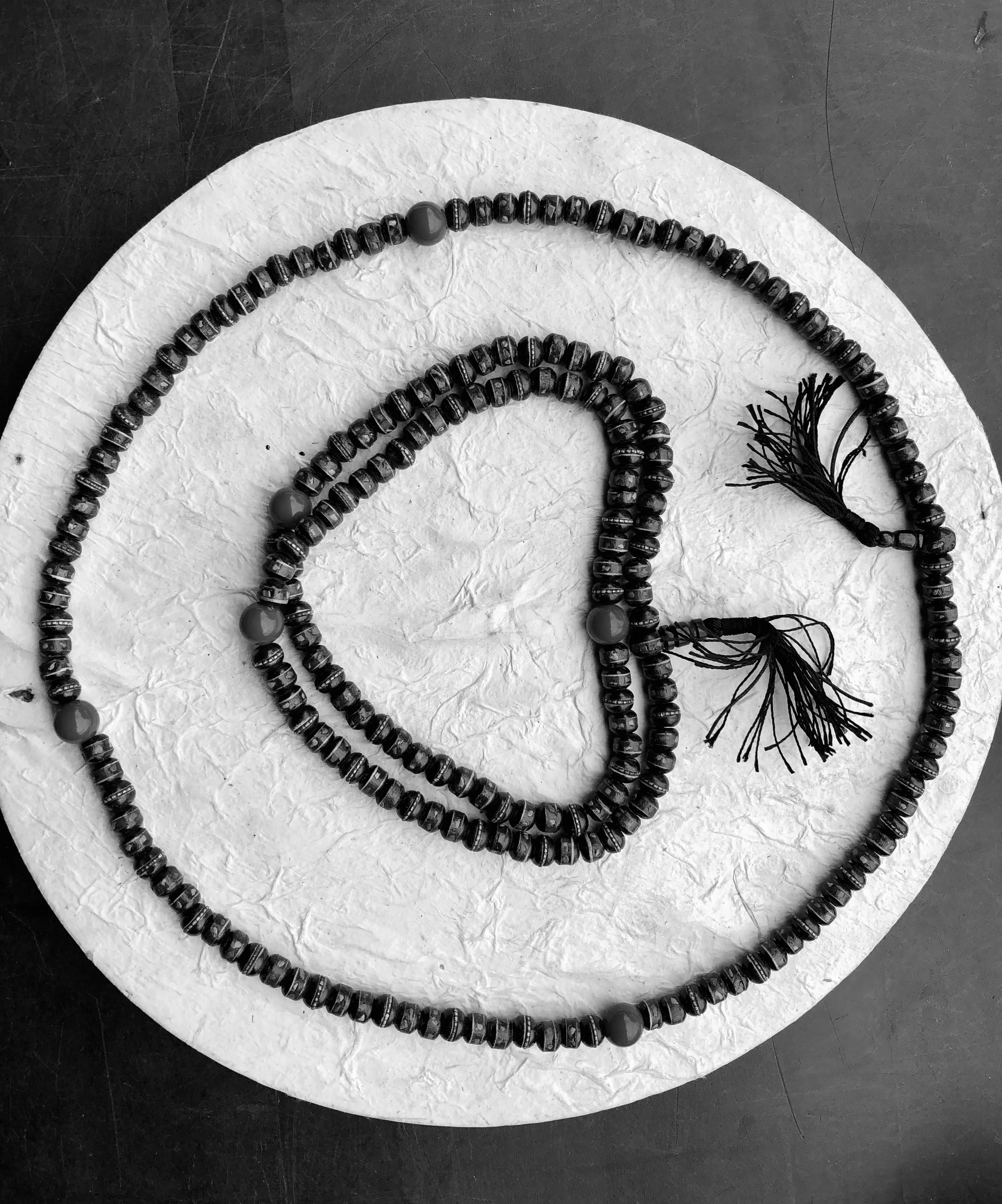 Recycled Bone Jap Mala