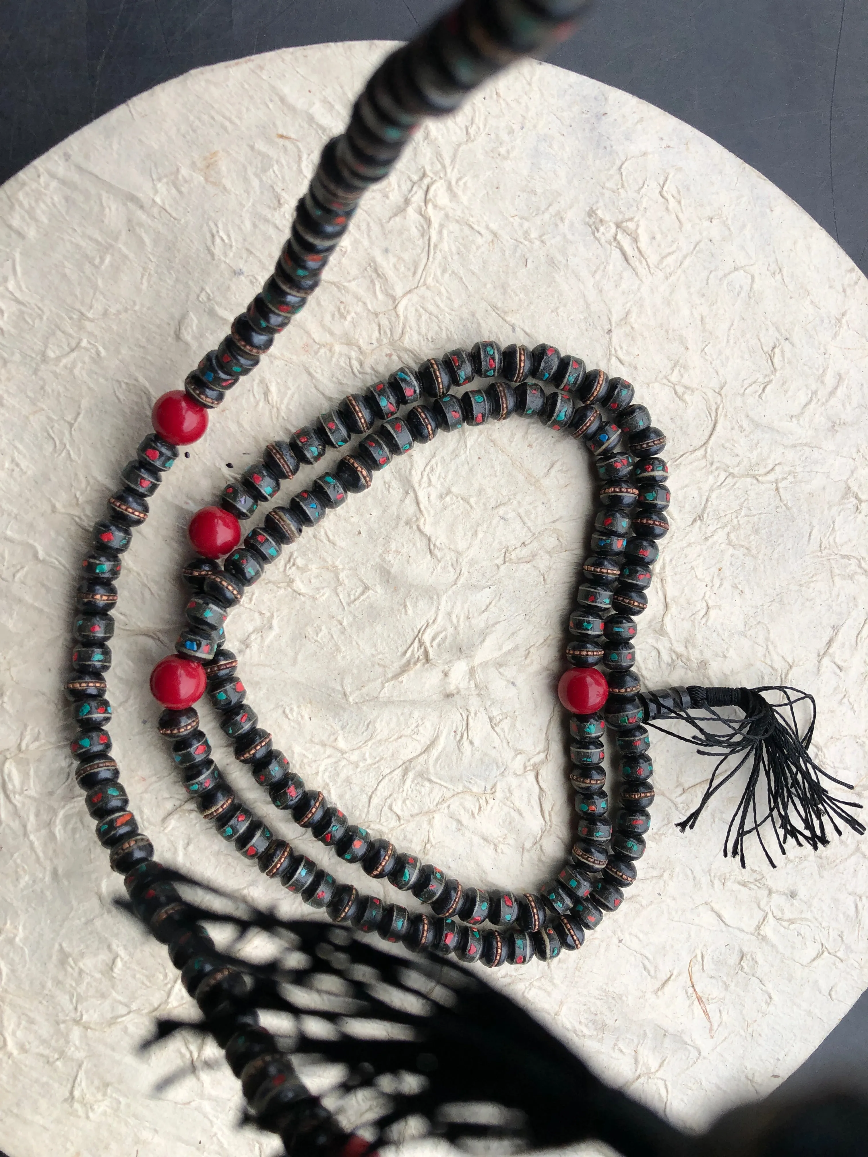 Recycled Bone Jap Mala