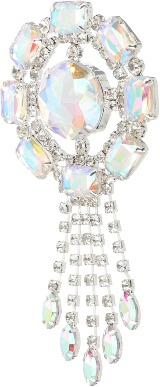 Rhinestone Tassel Brooch Pin for Women Stylish Lapel Accessory for Coats and Durable and Vivid Design for Everyday Wear Special Occasions Elegant Jewelry