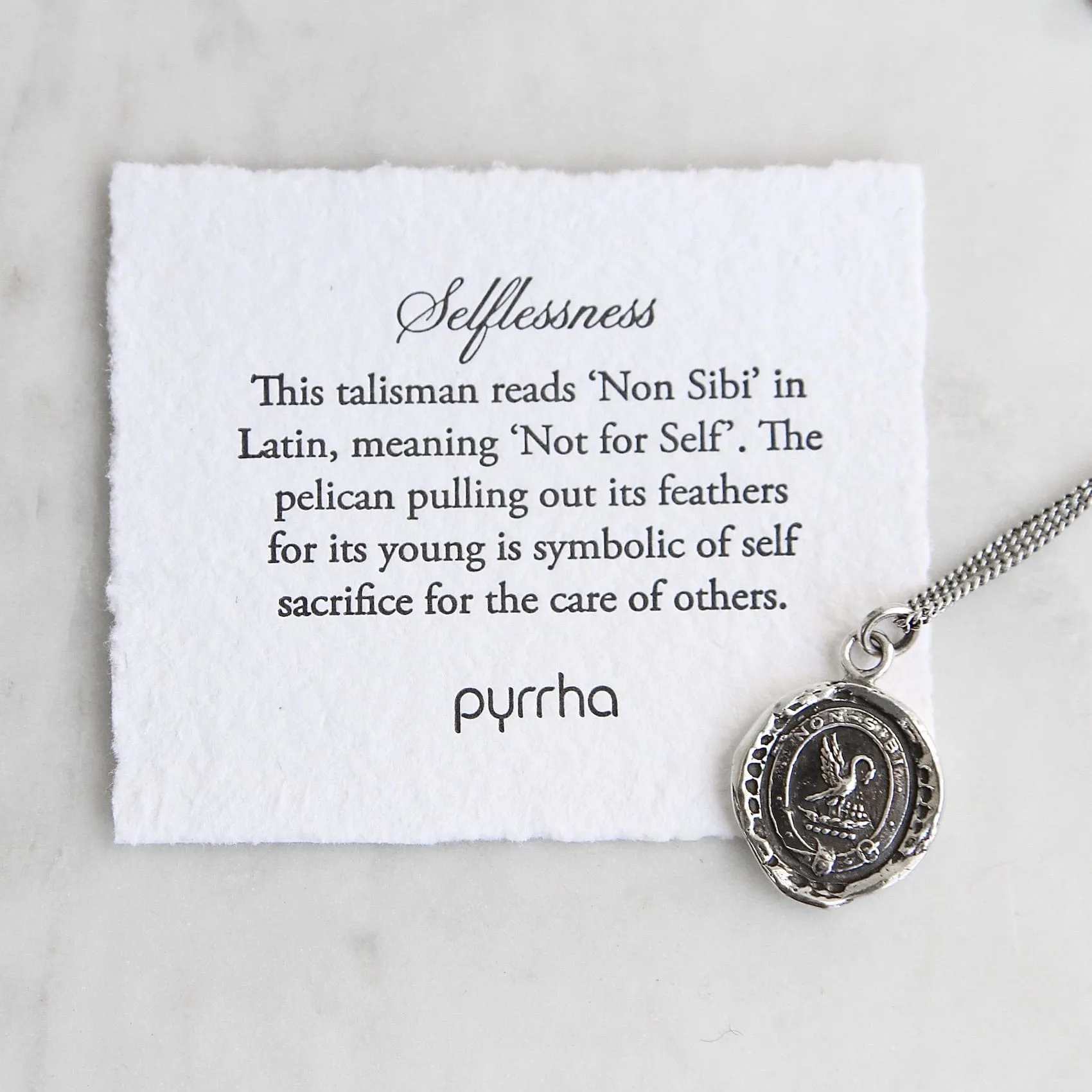 Selflessness Talisman Necklace