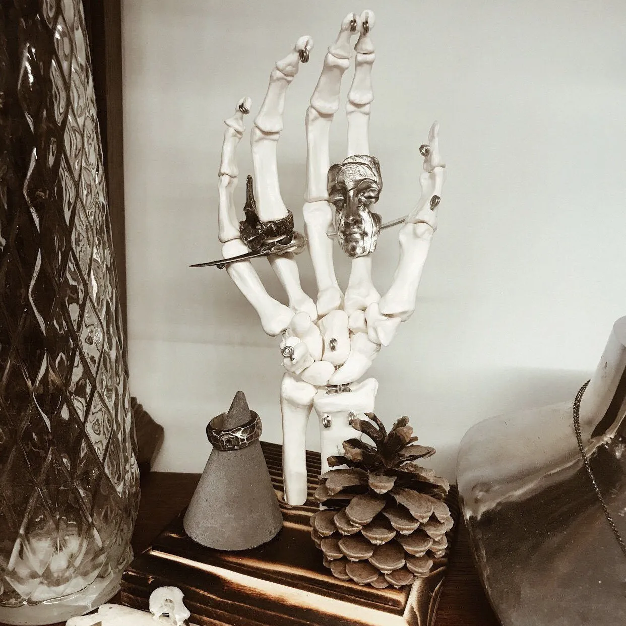 Skeleton Hand Jewellery Stand