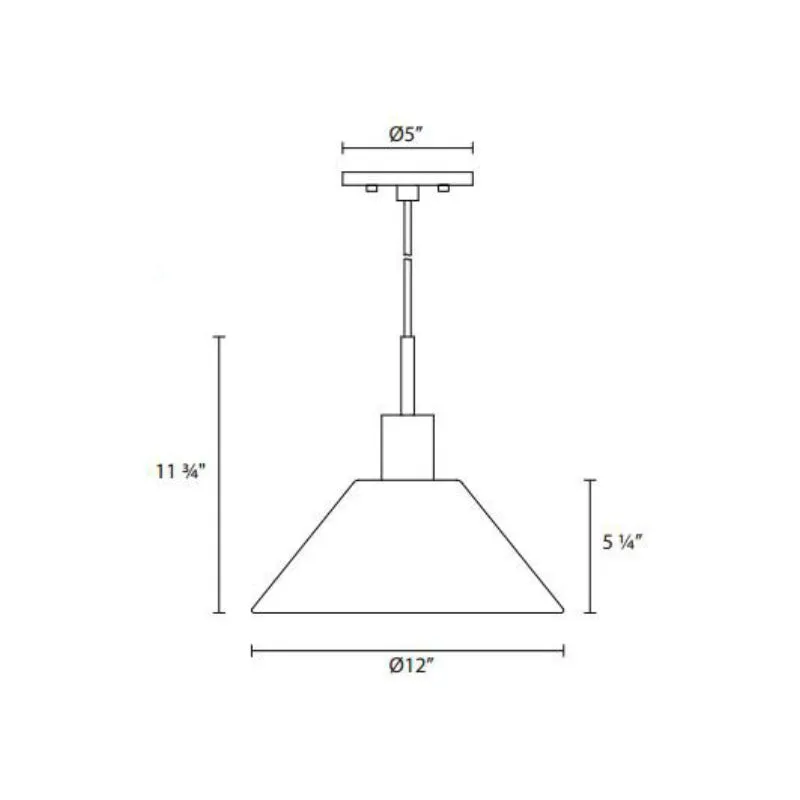 Sonneman 3563 Glass 1-lt 12" Pendants