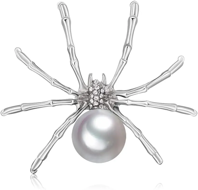 Spider Brooches Pins for Women Men Boy Girls Witch Jewelry Halloween Accessories Pins for Backpacks Aesthetic Brooch