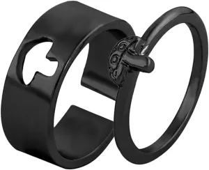 Stylish Couples Matching Rings Pair of Love Ring Couples Wedding Bands Engagement Set