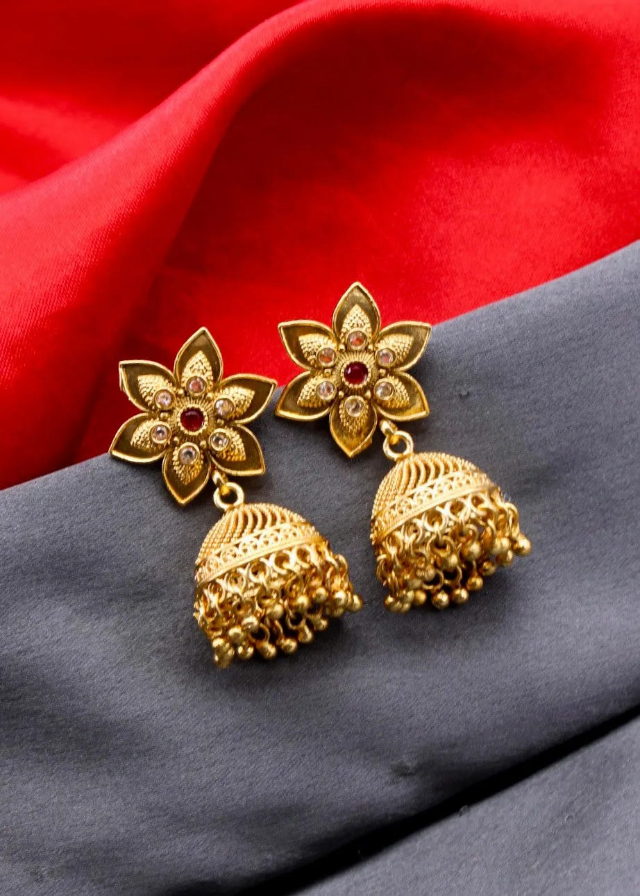 STYLISH FLORET JHUMKI