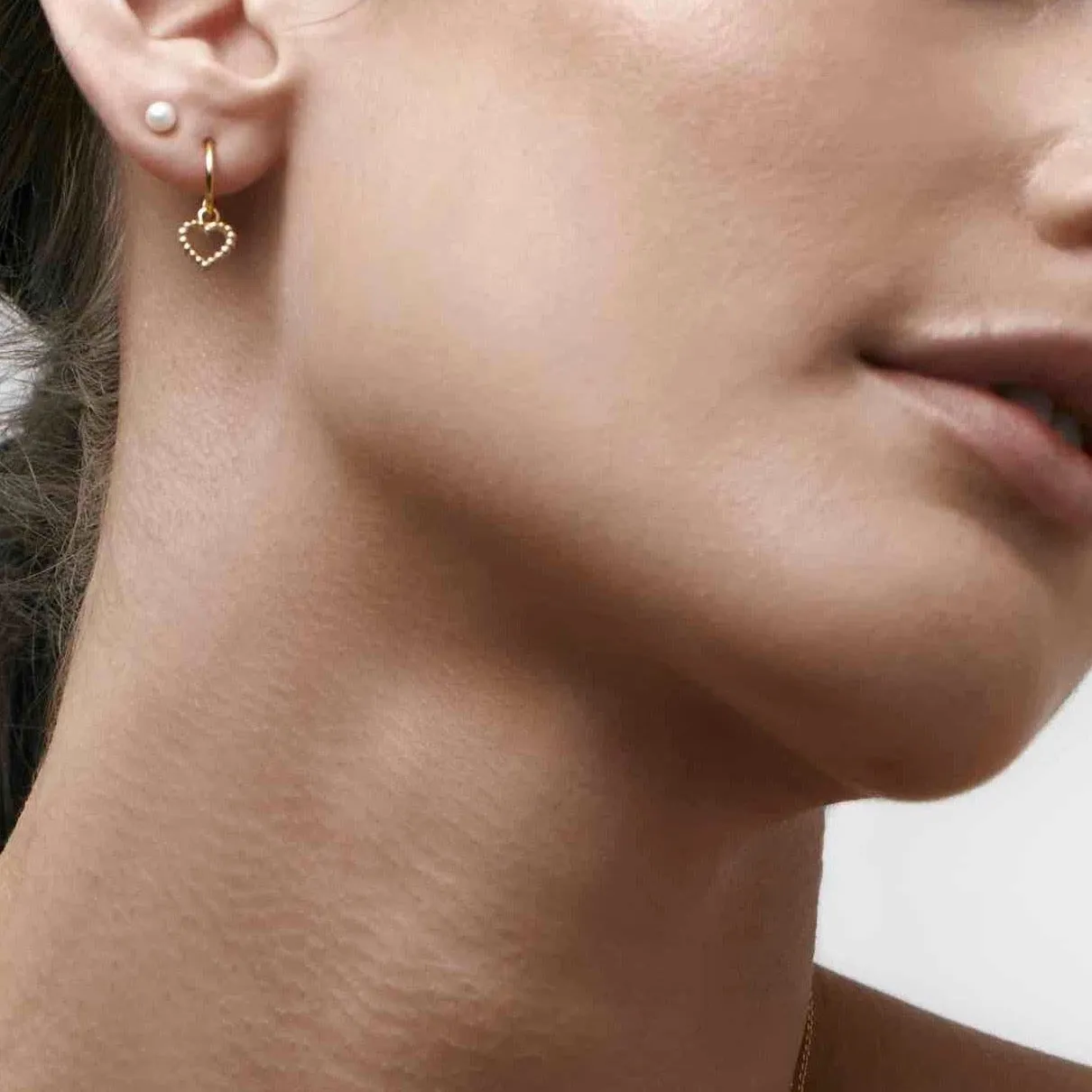 Superfine / Mini Pearl Studs / Gold