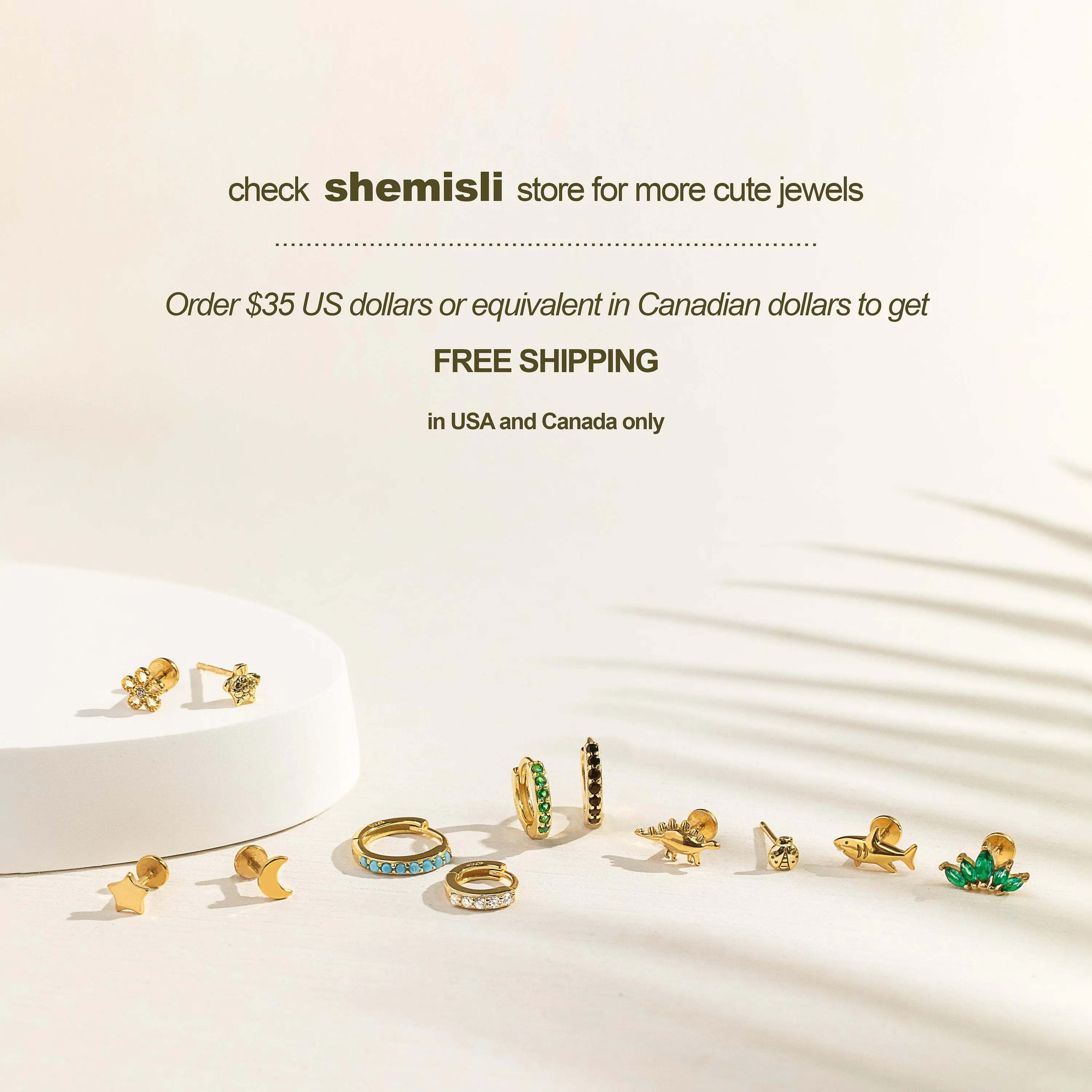 Tiny Smiley Face Stud Earrings, Unisex, Gold, Silver SHEMISLI SS663 Butterfly End, SS664 Screw Ball End (Type A)