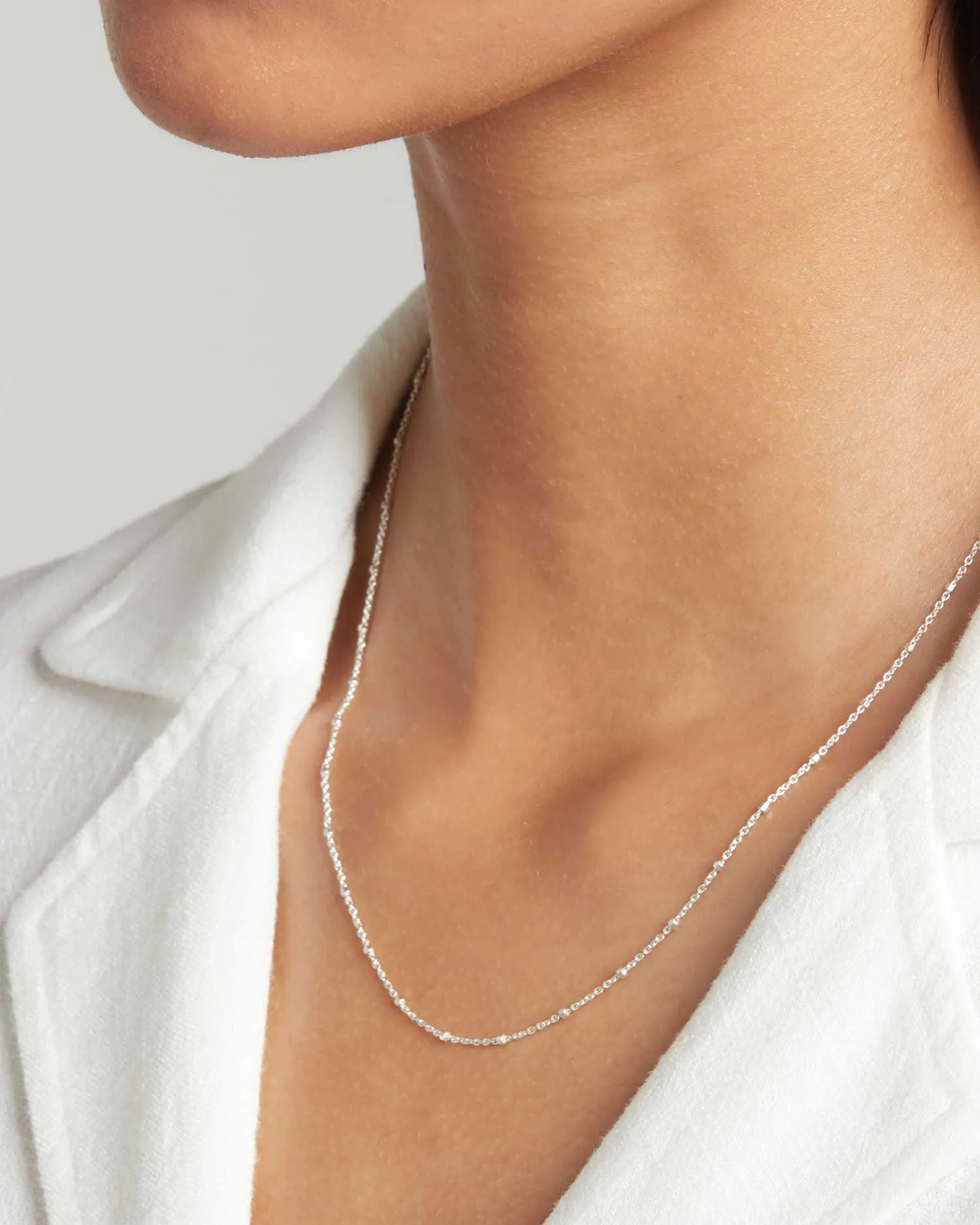 Trace & Cube Chain Necklace