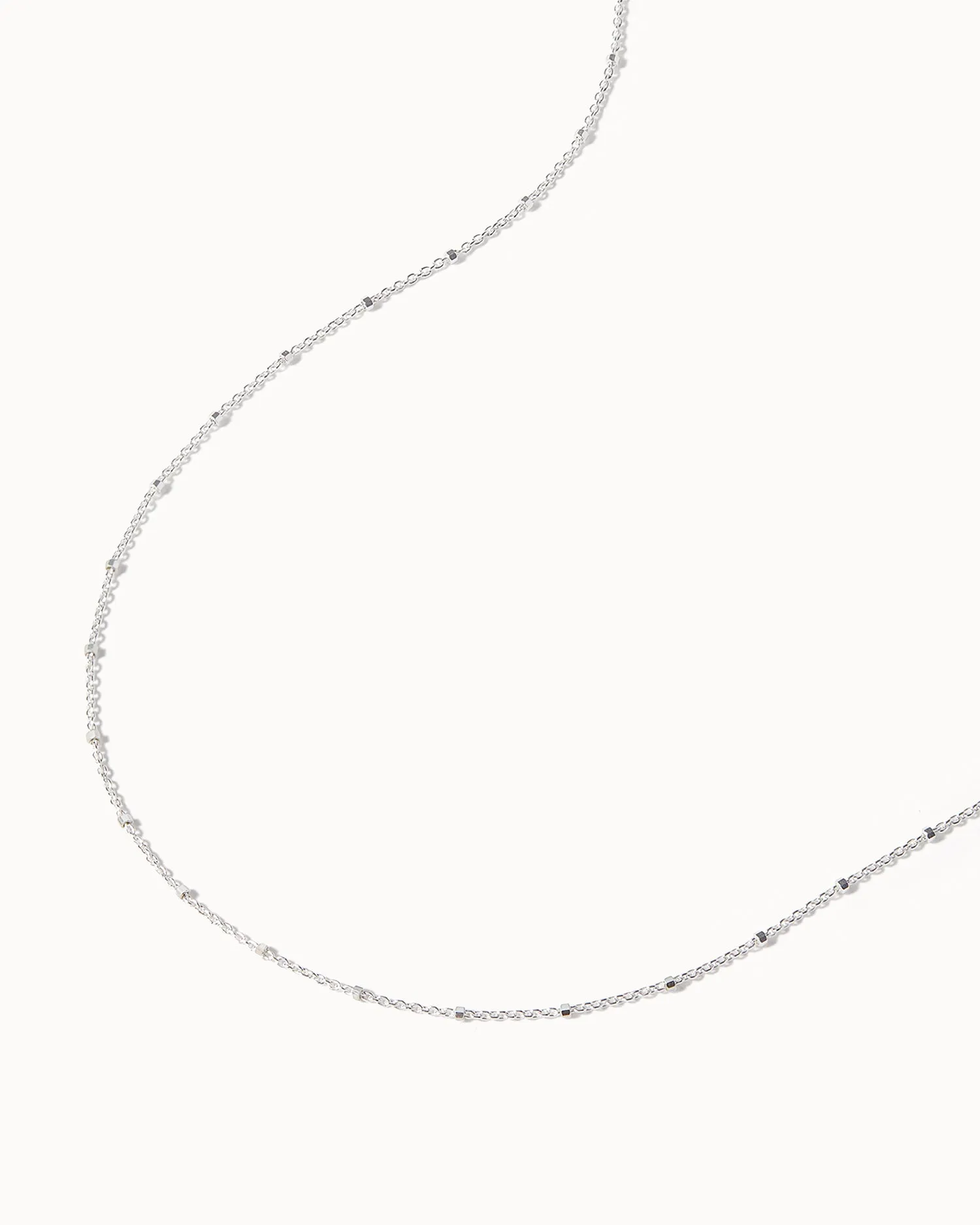 Trace & Cube Chain Necklace