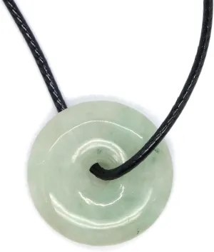 Type A Certified Jadeite Jade Necklace Pendant Disc Series std (34)