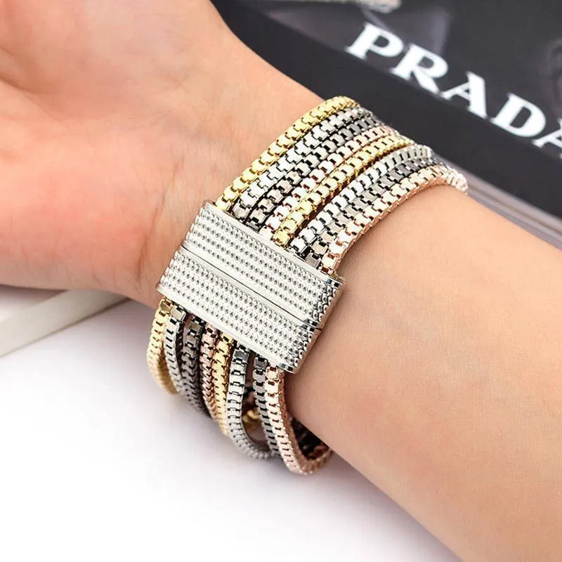 Vintage Multilayer Magnet Wrap Bracelets & Bangles