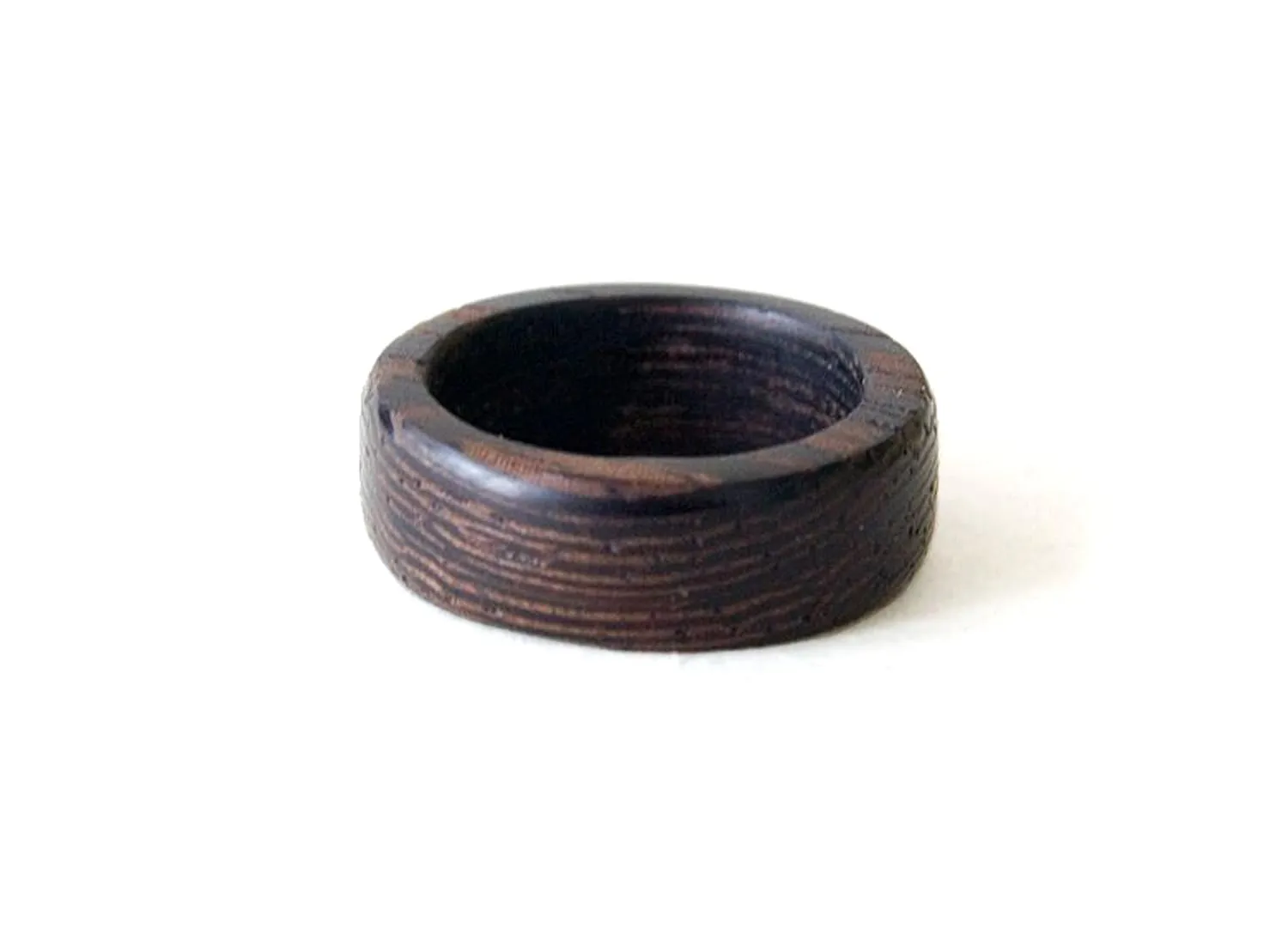 Wenge wood ring, Engraved wood ring, Black ring, Mens promise ring, Rustic engagement ring, Promise ring for Him, Simple wedding band, 5th wedding anniversary gift, Date ring, Self love ring