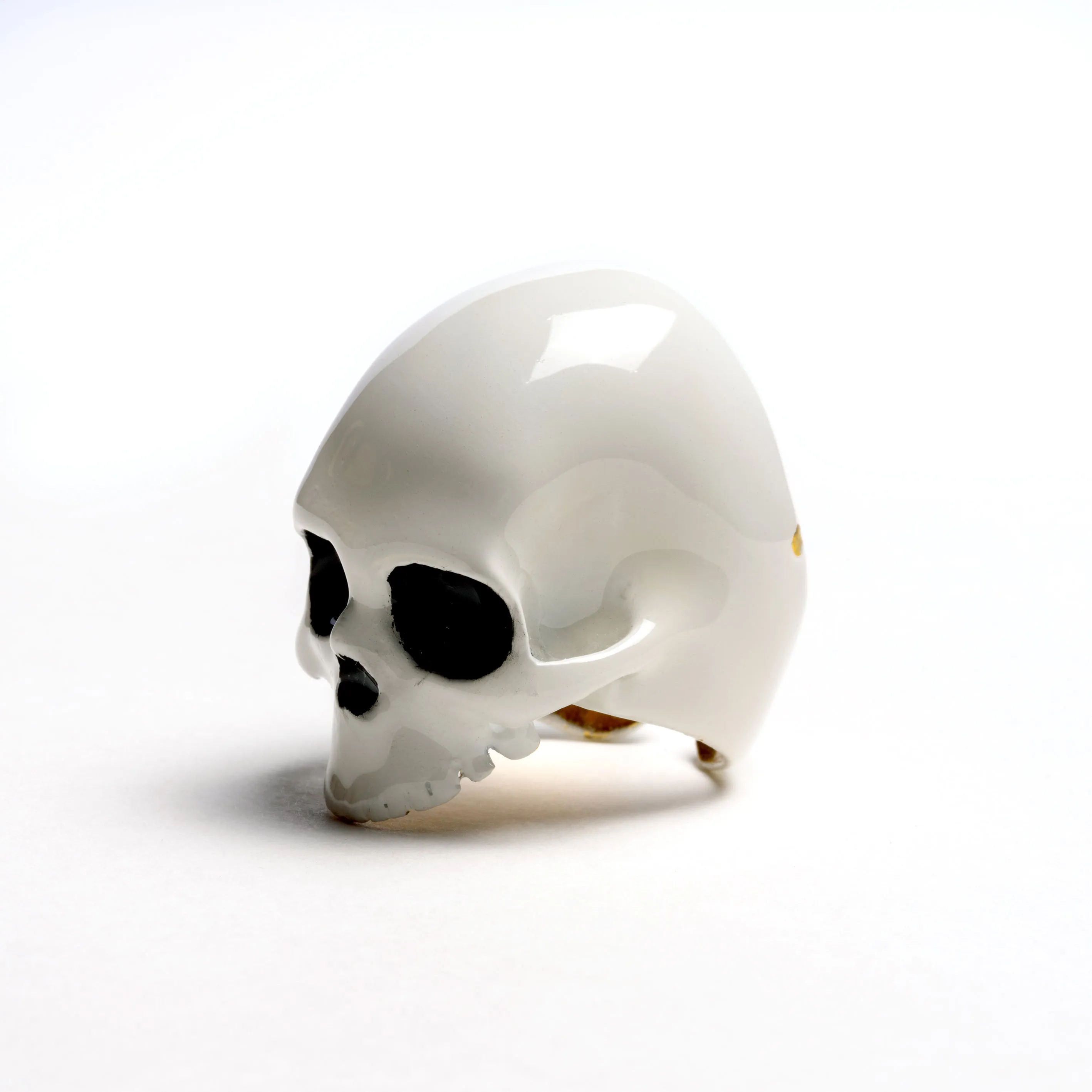 White Skull Ring