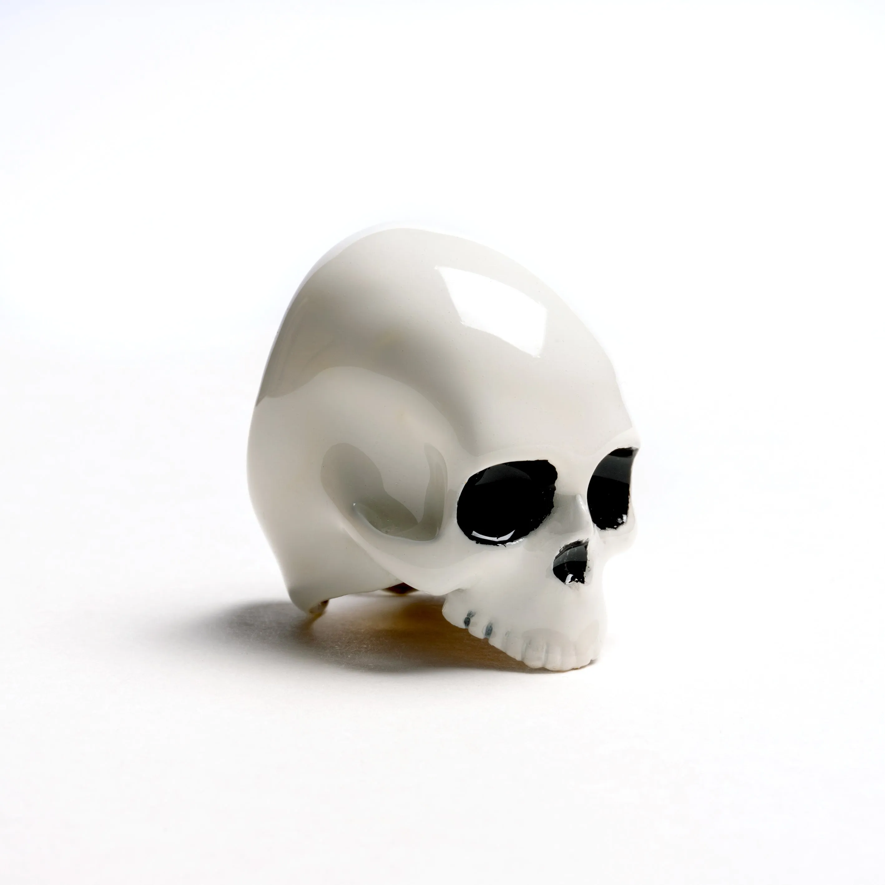 White Skull Ring