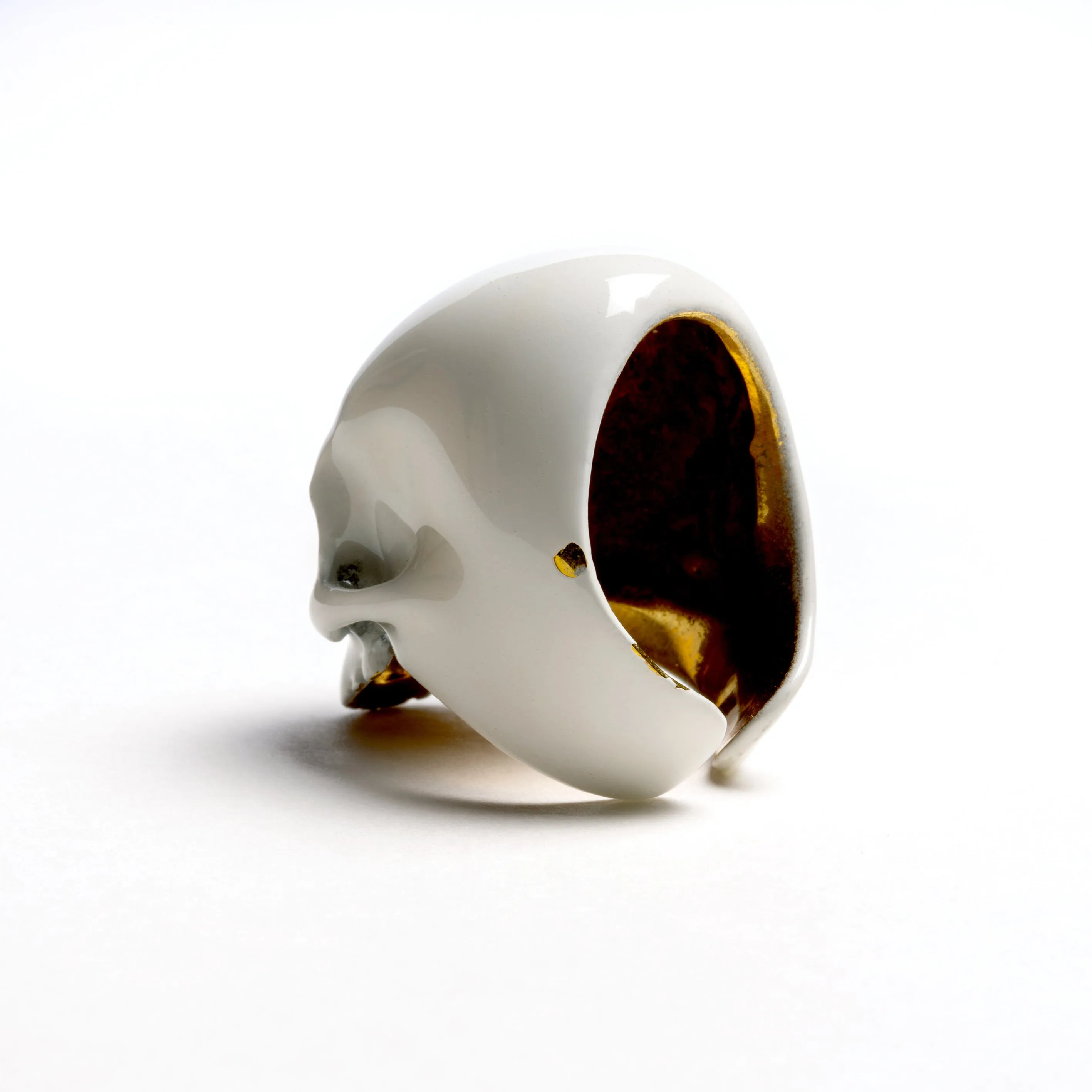 White Skull Ring