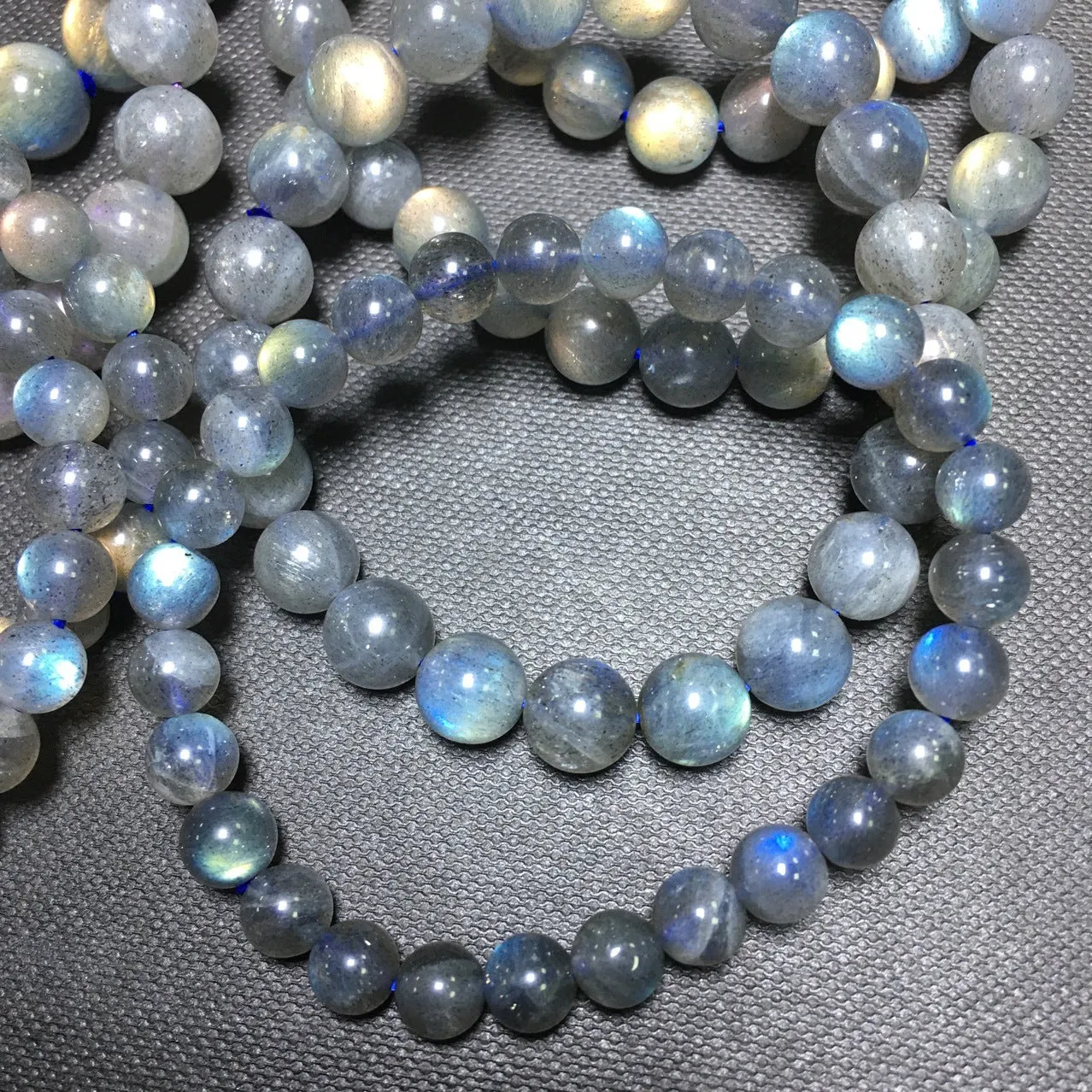 Women's Natural Crystal Grey Labradorite Bracelet